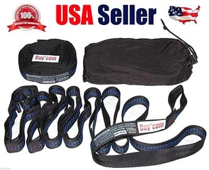 Ultimate adjustable Tree Hanging Atlas Straps Suspension System for ENO Hammock - Picture 1 of 5