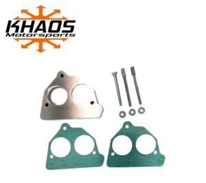 Espaciador TBI 87-95 Chevy GMC 454 74 de orificio Khaos Motorsports Helix - Imagen 1 de 8