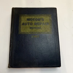 Manual de reparación de automóviles de motores vintage 1963. 26ª edición. 1ª impresión - Imagen 1 de 5