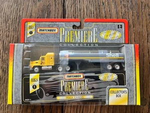 1996 Matchbox Premiere Rigs Series 1 Shell Tanker Truck Mack CH600 New - Picture 1 of 2
