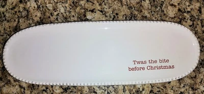 Bandeja para servir Mud Pie "Twas The Bite Before Christmas"... Foto 1 de 3