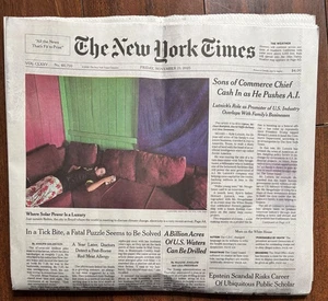THE NEW YORK TIMES - 21 de noviembre de 2025 - edición nacional - Imagen 1 de 3