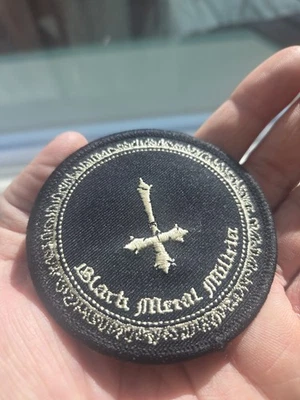 Watain BLACK METAL Militia Membership Disciple Patch Real Lawless Darkness BM - Image 1 of 4