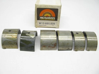 Основные подшипники двигателя Worldparts W12-665-020 0,020 дюйма для Toyota 1,9 л-L4 1967-1970 годов выпуска - Изображение 1 из 3