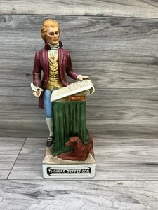 Vintage McCormick Distilling Thomas Jefferson Porcelain Whiskey Bottle Empty - Picture 1 of 7