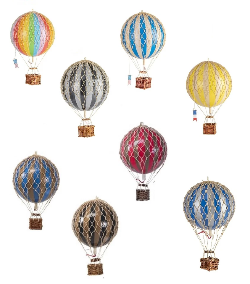 Globo de aire caliente ligero de viaje modelos auténticos decoración AP161 tamaño 11,8" Foto 1 de 3