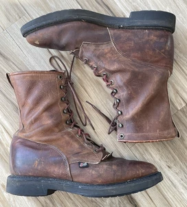 Botas de Trabajo Justin Originales Estilo #0760 Marrón Para Hombre Puntera Suave Talla 11.5 D Hechas en EE. UU. - Imagen 1 de 15