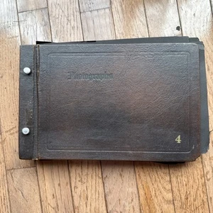 VINTAGE 1950s-1960s Family Photo Album (100+ Photos) Couples Portraits NY Party - Picture 1 of 13