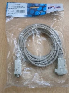 Câble modem zéro 9 pôles D-Sub femelle / femelle 5 m - Photo 1/3