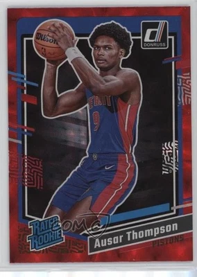 2023-24 Panini Donruss Rated Rookie Red Ausar Thompson #228 Rookie RC - Image 1 of 2
