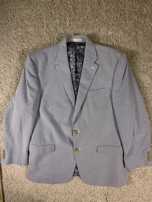 Blazer Ralph Lauren Hombre Chaps Talla 44R Azul Y Blanco Cuadros 🔥🔥 Foto 1 de 4