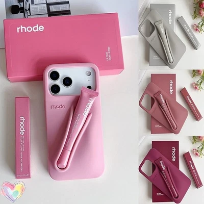 Rhode Lip Tint Phone Cases WITH Lipgloss Set IPhone 17 16 15 14 13 12 11 Pro Max