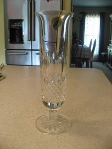 Vintage Waterford Crystal Colleen Cut Bud Vase about 8"T Flared Mouth - Picture 1 of 5