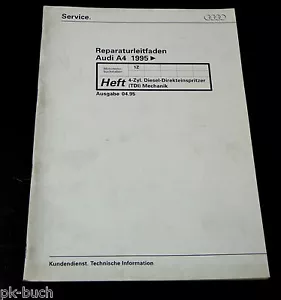 Werkstatthandbuch Audi A 4/A4 Motor 4-Zylinder Diesel Direkteinspritzer Ab 95 - Imagen 1 de 1