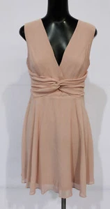 TFNC London Women's Soren Sleeveless Mini Dress SC5 Dusty Pink Size 10 NWT - Picture 1 of 4