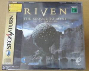 RIVEN The Sequel To Myst Sega Saturn SS Japan Enix Unopened