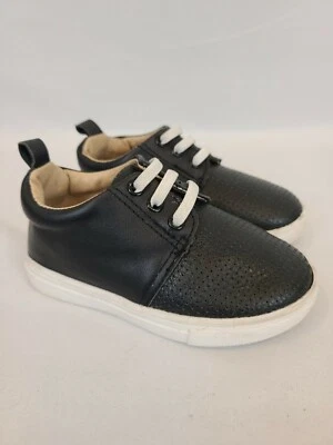 Zapatos Little Bipsy negros deslizables con cordones talla 5 (24 m) niños pequeños Foto 1 de 4
