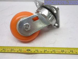 3er Set: Rollenverbindungen orange 4" CC Apex Lenkrollen Räder 1,5" dick - Bild 1 von 2
