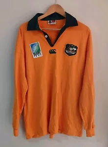 Rare Vintage Australia Wallabies Rugby 1995 World Cup Canterbury Jumper Guernsey - Picture 1 of 9