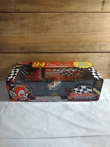 Vintage 1998 Racing Champions Bill Elliott McDonald's Transporter & Gold Car Set - Picture 1 of 4