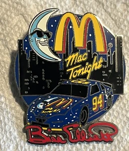Bill Elliot #94 McDonalds Racing 1998 Vintage NASCAR Racing Hat/Lapel Pin New - Picture 1 of 3