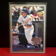 Carlos Beltran 2000 Topps Baseball All-Star Gold Cup Rookie Card #178