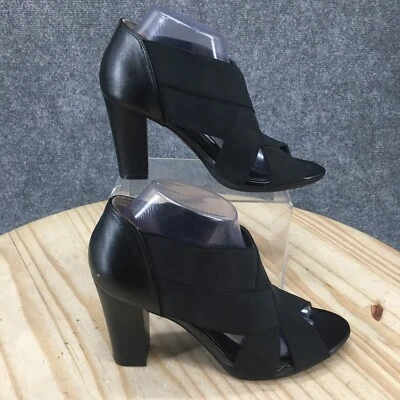 LifeStride Sandals Womens 8 M Nominal Criss Cross Pumps Black Heeled Casual - Image 1 of 4