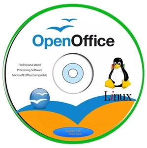 OpenOffice Software Suite for Linux DVD Word Processing Home Student Business - Picture 1 of 14