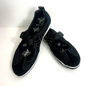 Scarpe Merrell Mary Jane donna taglia 7,5 nere a rete scamosciate comode slip on cinturino - Foto 1 di 13
