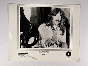 Deep Purple Jon lord Photo MK III Bron Agency Ltd Black And White Promo 1973 - Picture 1 of 12