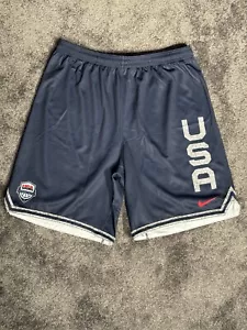 Nike Team Ausgabe USA Basketballshorts marineblau Größe Large - Bild 1 von 4