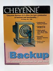 Cheyenne Backup Software V2.0 for Windows PC CD-ROM 1991 Vintage New Sealed - Picture 1 of 9