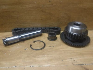 VINTAGE 1974 74 HONDA CB350F CB 350 OEM FINAL DRIVE GEAR CHAIN ASSEMBLY - Picture 1 of 12