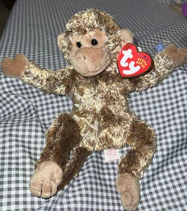 Ty Beanie Baby Bonsai! Monkey With Tag Errors! 2001 New - Picture 1 of 12