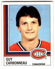 1987-88 Panini Stickers Guy Carbonneau #64 Montreal Canadiens