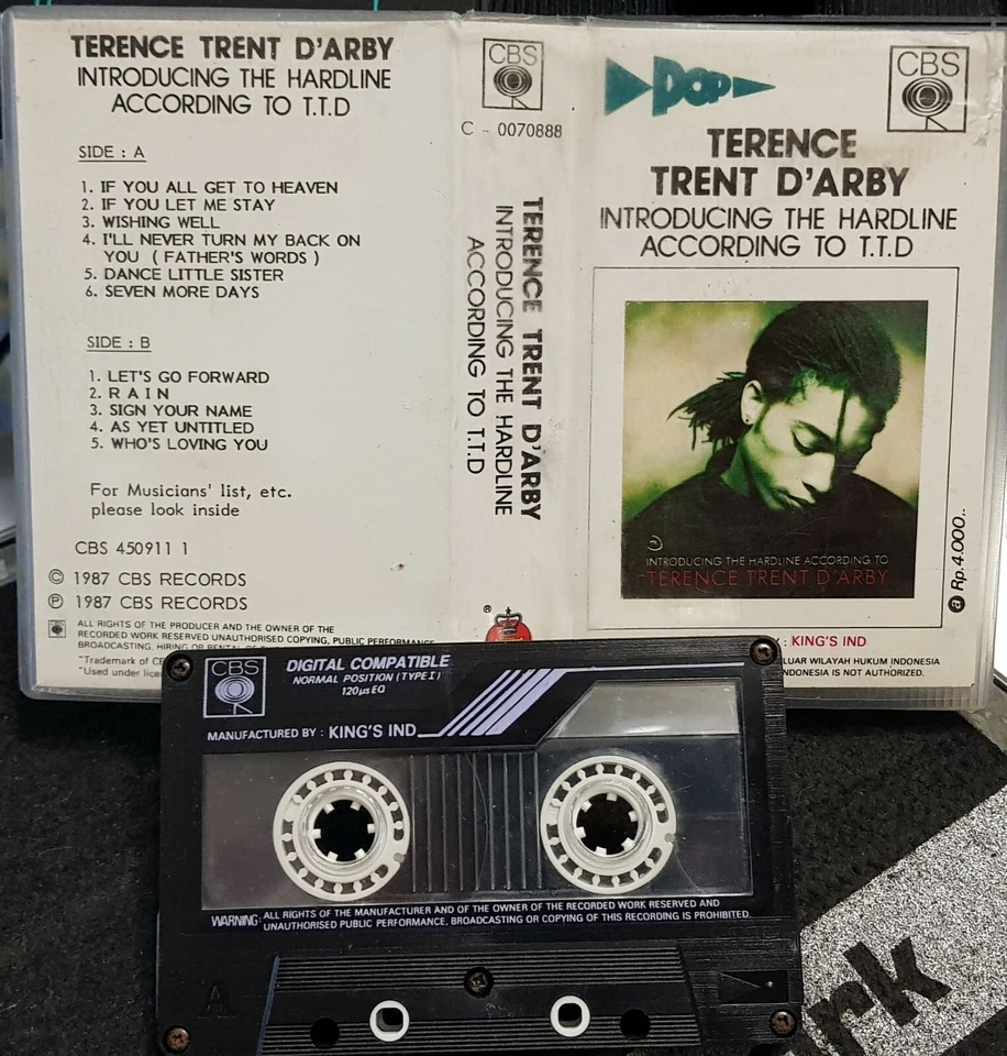 Introducing The Hardline According To Terence Trent D'Arby - Indonesia cassette - Image 1 of 1