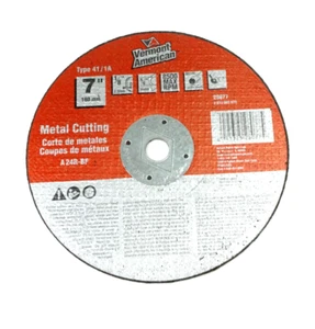 Vermont American 7" X 1/8" X 5/8" Type 41/1A Metal Cutting Cut-Off Disc 28077 - Picture 1 of 2