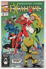 Excalibur #42 (Oct 1991, Marvel) Technet [1st Kylun as (Adult)] Alan Davis p-