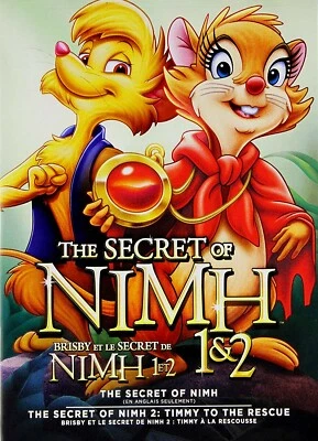 El Secreto de Nimh 1 y 2 - Doble Función -- Nuevo Juego de DVD de 2 Discos Foto 1 de 2