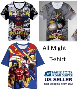 My Hero Academia All Might T-Shirt New anime GO BEYOND PLUS ULTRA - Picture 1 of 29