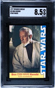 1977 Star Wars Wonder Bread #2 Ben Kenobi SGC 8.5 Trading Card