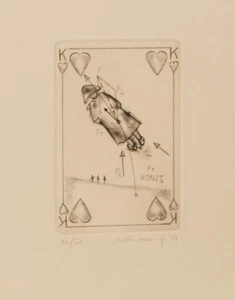 Johannes Vennekamp/acquaforte/Skat/ec - escArt/firmato/1978/50 copie/9 - Foto 1 di 3
