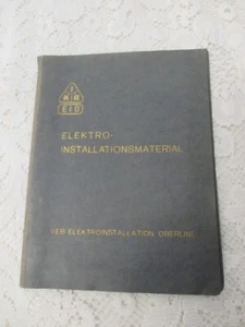 1956 EIO KATALOG VEB Elektro Installationsmaterial OBERLIND Sonneberg - Bild 1 von 10