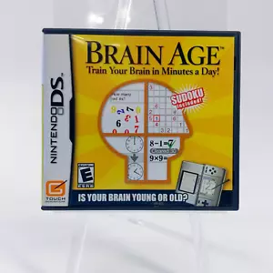 Brain Age 'Train Your Brain In Minutes A Day' (Nintendo DS, 2006, E) Complete - Picture 1 of 6