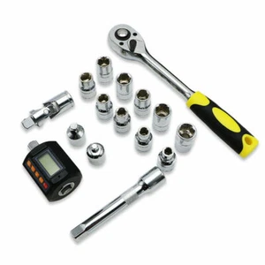 Digital Torque Meter 1/2'' Socket Screw Bits Kit Bike Repair Tools 13.5-135N.m - Picture 1 of 7
