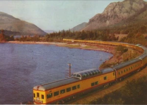 Foto brillante a color Union Pacific City of Portland Columbia River 5x7 - Imagen 1 de 1