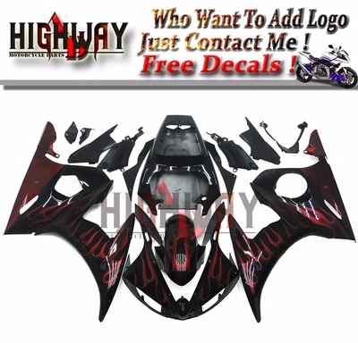 Injection Motorrad Bodywork Fairing Kits Cowling For Yamaha R6 YZF600 R6 2005  - Imagem 1 de 4