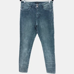 Dear John Womens Size 31 Gisele High Waist Skinny Corduroy Pants Zip Distressed - Picture 1 of 16