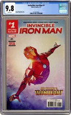 Invincible Iron Man 1A Caselli CGC 9.8 2017 3715313025