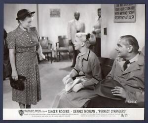 Thelma Ritter & Ginger Rogers PERFECT STRANGERS Orig Photo character actress